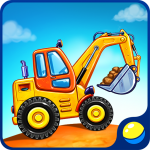 Truck games for kids – house building car wash