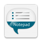 Notepad with voice input