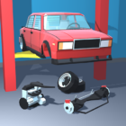 Retro Garage Car Mechanic