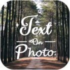 Text on photo Premium icon