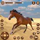 Wild Horse Riding Sim: Racing icon