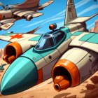 Plane game: combat sky warrior
