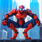 Robot Merge Master Car Games